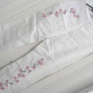 SAINT TROPEZ WEST. WHITE DRESS SLACKS